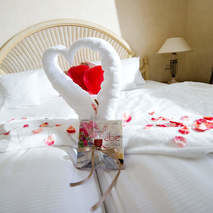 Bett Dekoration Romantischer Winkel
