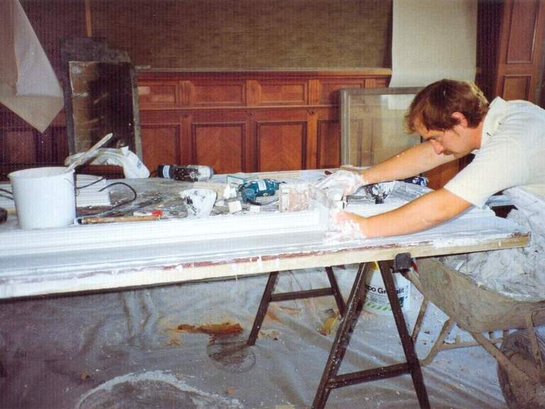 Villa Bau Handwerker Romantischer Winkel