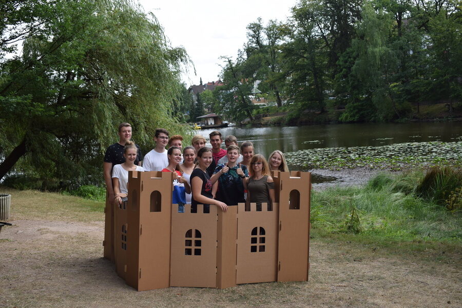 burg bauen team building Romantischer Winkel