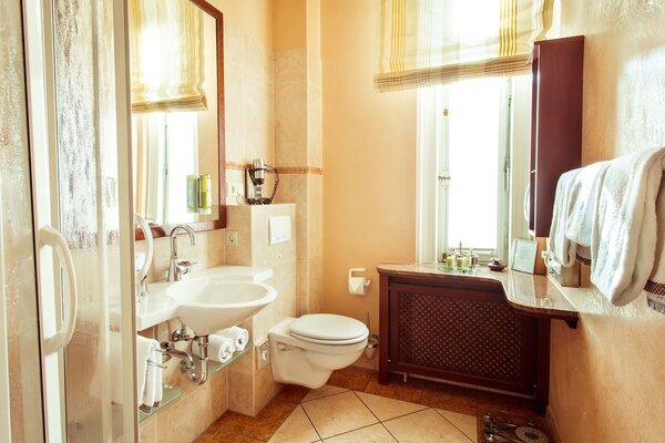 Badezimmer Hotel RoWi