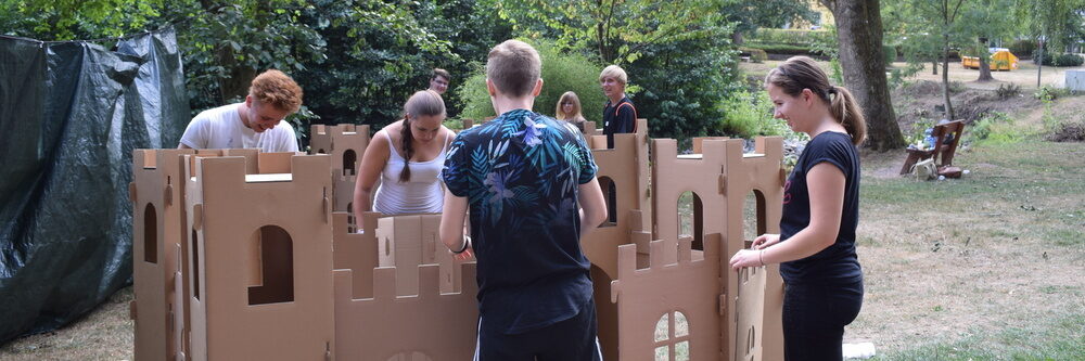 mitarbeiter Romantischer Winkel incentive team building