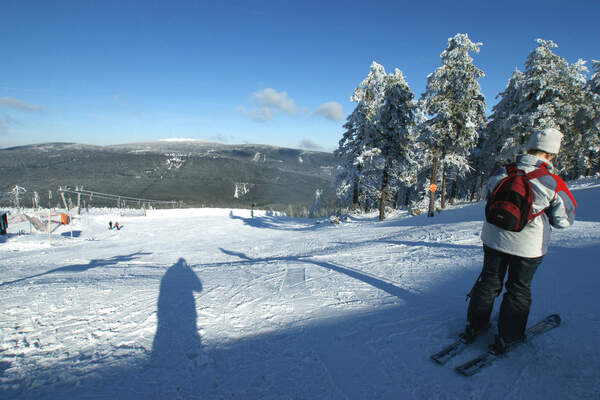 Skipiste im Harz