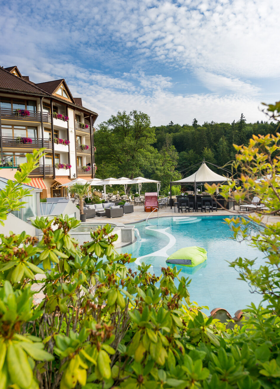 sommer genießen rowi außenpool laguna spa Romantischer Winkel sommer