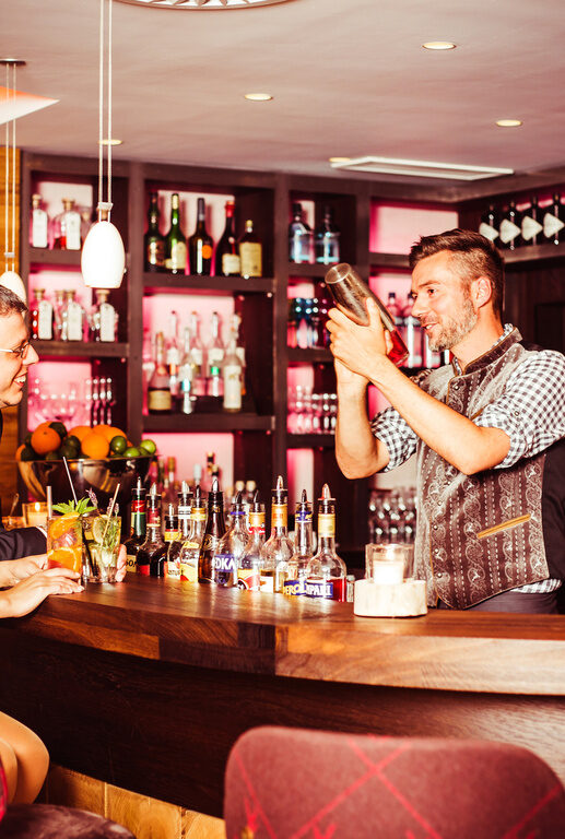 Romantischer Winkel Hotelbar Happy Hour