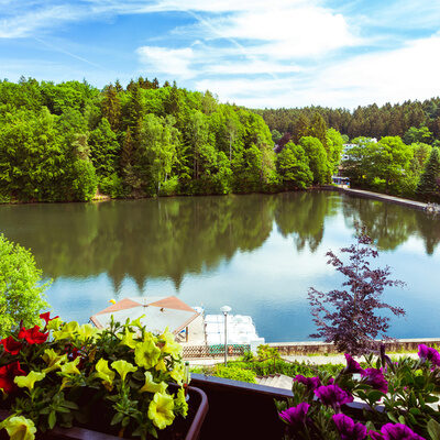 Schmelzteich um den Romantischen Winkel