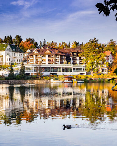 Romantischer Winkel schmelzteich