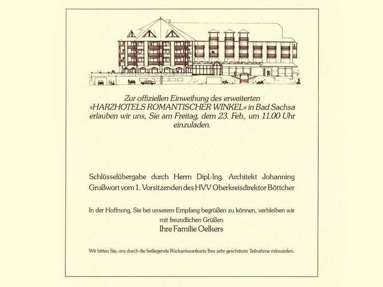 Bau Anbau Romantischer Winkel Hotelenstehung 1990