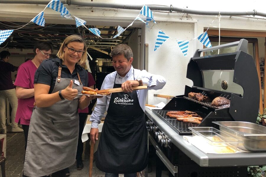 Grillen im Romantischen Winkel