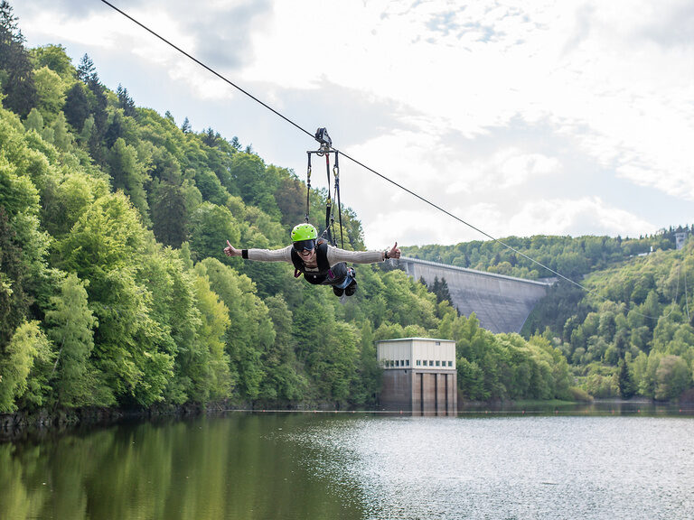 rappbodetalsperre spaß abenteuer harz ausflug incentive
