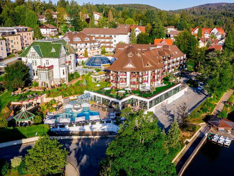 Romantischer Winkel hotelblick