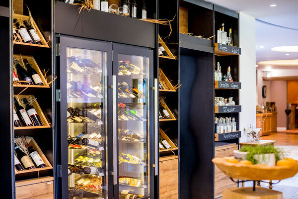 Romantischer Winkel weinauswahl