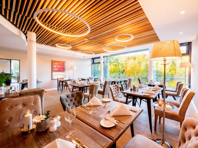 Romantischer Winkel neues restaurant