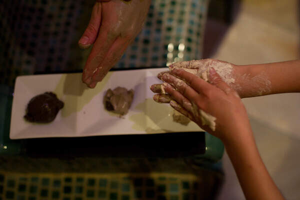 Körperpeeling Romantischer Winkel