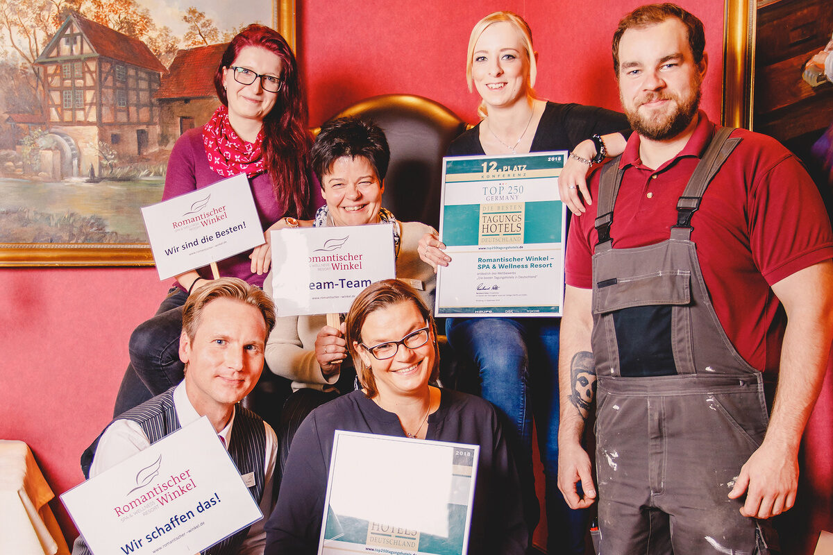 spaß mit kollegen mitarbeiter Romantischer Winkel