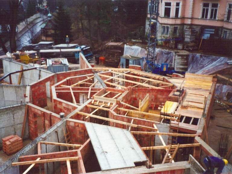 Baustelle Romantischer Winkel Rundbau