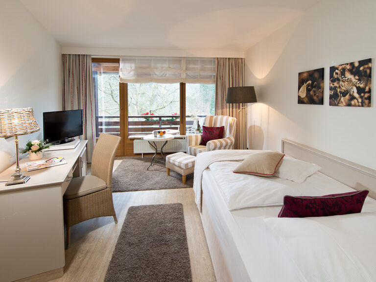 einzelzimmer zum see seeblick modern einrichtung hotelzimmer Romantischer Winkel