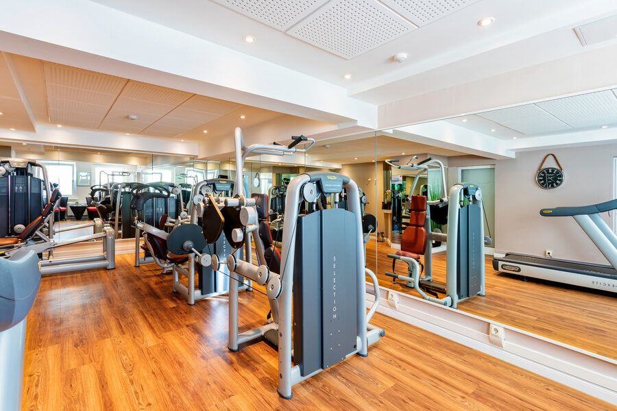 hotel fitnessstudio Romantischer Winkel sport machen fit sein