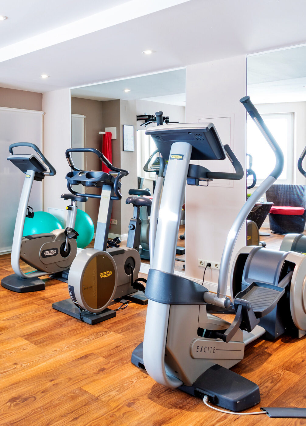 hotel Romantischer Winkel fitnessstudio stepper und fahrrad